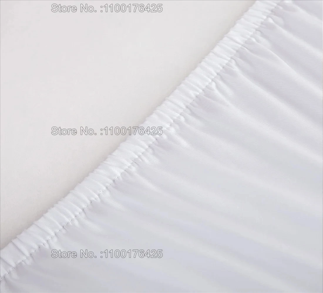 Christmas Round Tablecloth Fitted Elastic Edged Polyester Table Cover for Home Kitchen Picnic Party Ornaments Desk Table Cloth