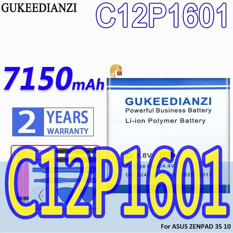 

Аккумулятор GUKEEDIANZI C12P1601 C12P1602 для ASUS ZENPAD 3S 10 Z500K Z10 Z500KL ZT500KL, высококачественный аккумулятор + Инструменты