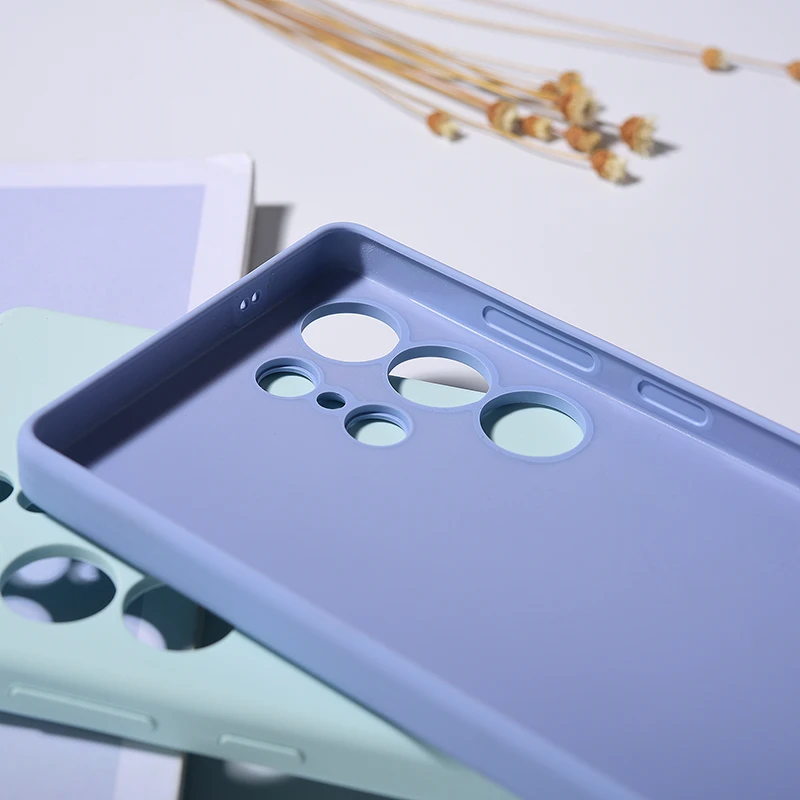 Premium Liquid Silicone Protective Phone Case - Soft Back Cover Shell