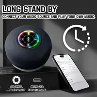 Altavoz Bluetooth resistente al agua con luces LED coloridas, fuerte ventosa y soporte para teléfono, mini altavoz portátil para exteriores/espectáculos - Imagen 5