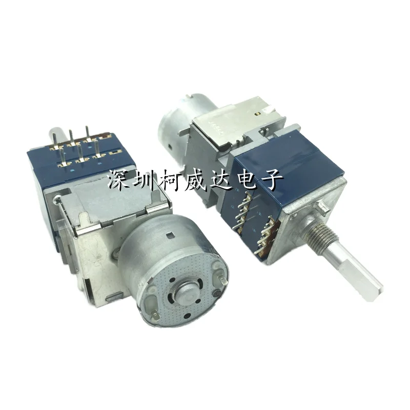 RK27 Type Motor Potentiometer Volume switch for HiFi Stereo Audio Amplifier DIY kits 5KA 10KA 20KA 50KA 100KA 1pcs multiturn potentiometer,rotary potentiometer,adjustable resistor