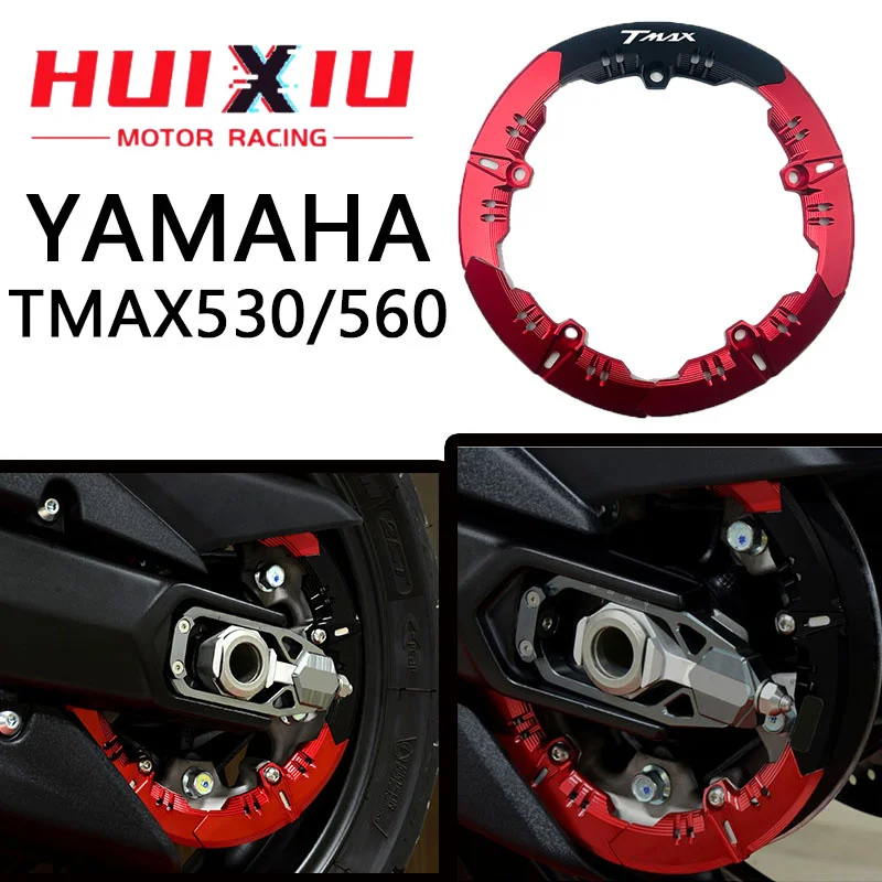 

Motorcycle Decorative Cover Transmission Belt Pulley Wheel Cover For YAMAHA TMAX560 2020-2023 TMAX530 SX DX 2017-2019 Tech Max