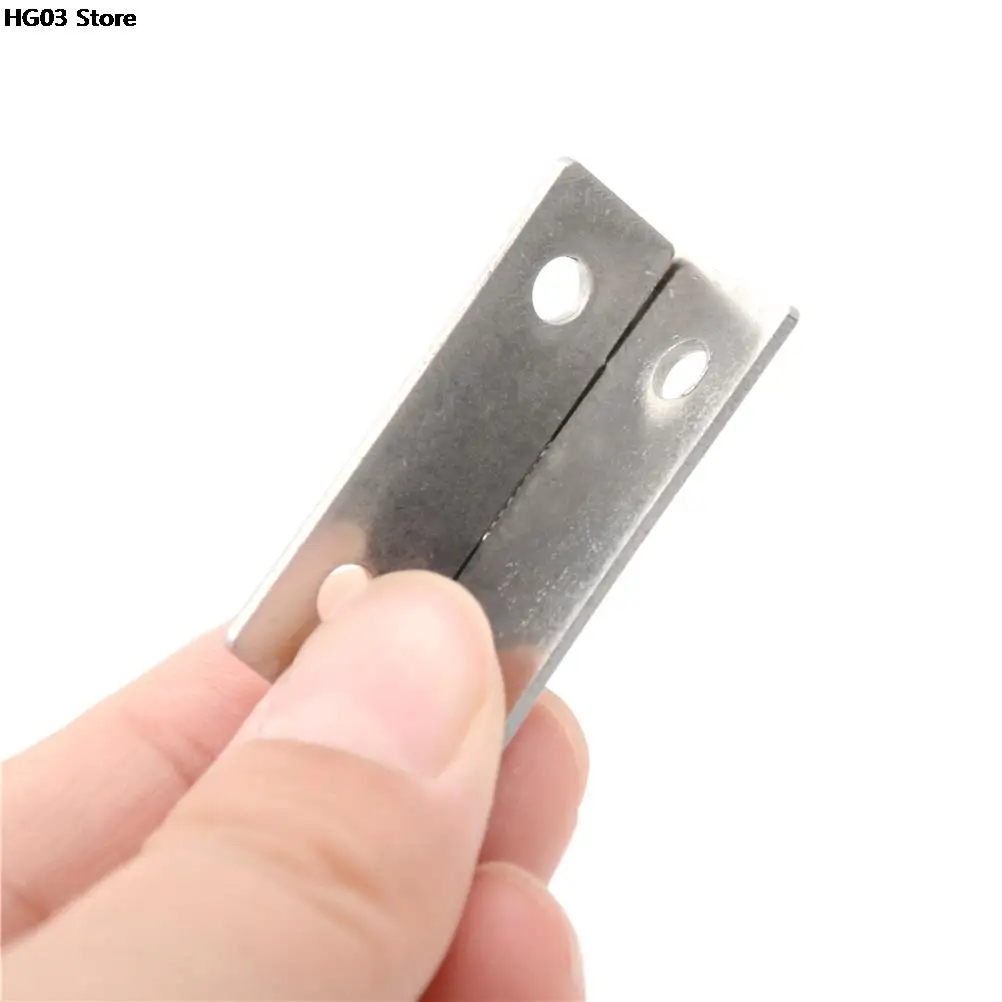 4 Mounting Holes Jewelry Box Window Cabinet Furniture Repair Bookcase Stainless Steel Hinges Door Connector Durable Home