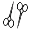 Z'LRAQI BEAUTY Rose Gold eyebrow scissors Eyelash Stainless steel pointed mini embroidery scissors Multi-functional 5