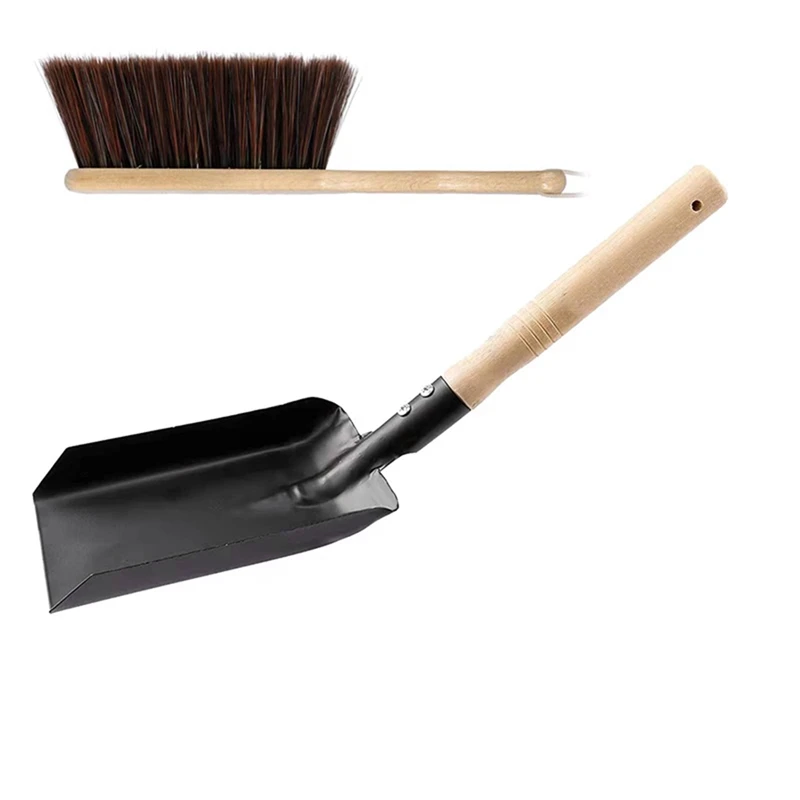 New Coal Shovel And Hearth Brush Set, Fireplace Shovel And Brush