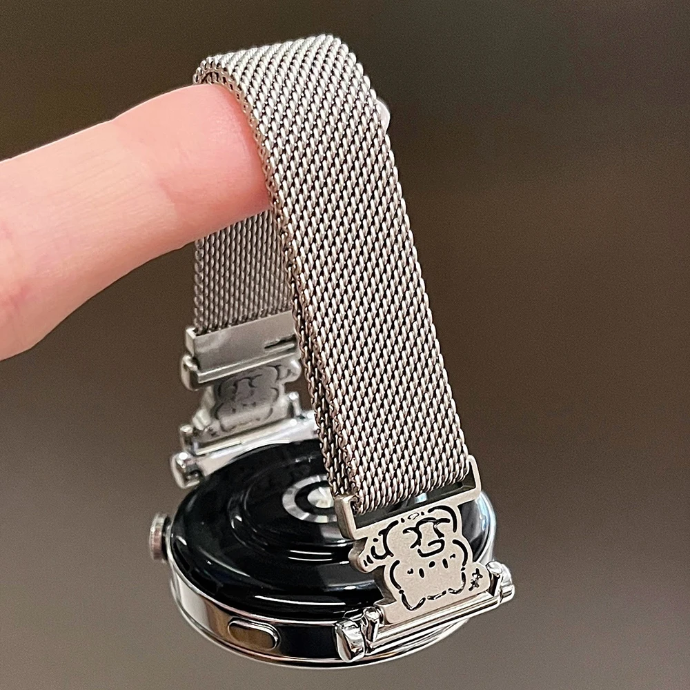 Korean Cute Cat Magnetic Strap - Slim Wrist Bracelet with Kitten Design
