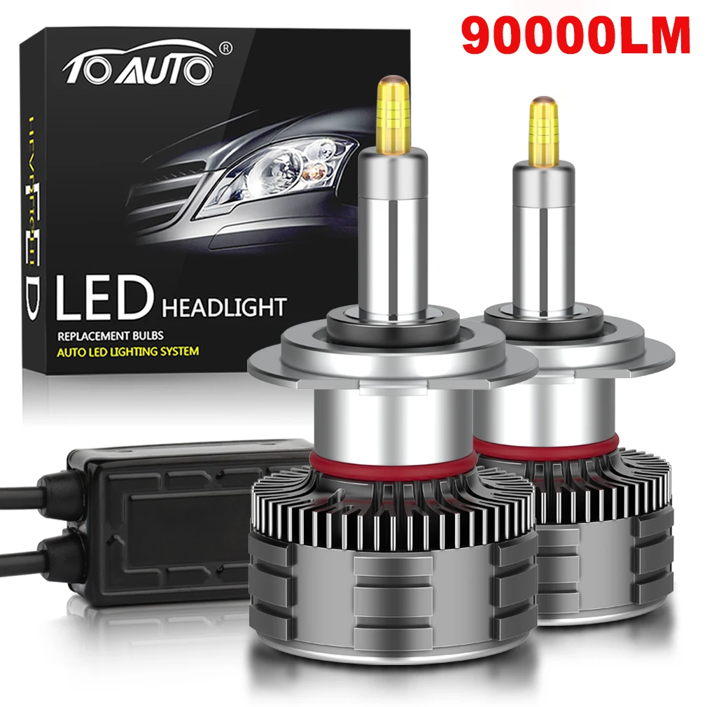 D-Lumina H8/H11 LED Headlight Bulb Canbus 130W 12000LM 6500K, Auto