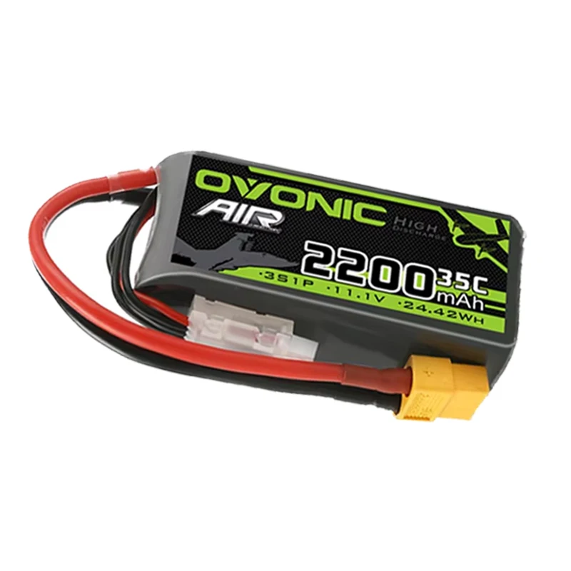 オボニックリポバッテリー3s/11.1v, 2200mah, 35c,rcヘリコプター