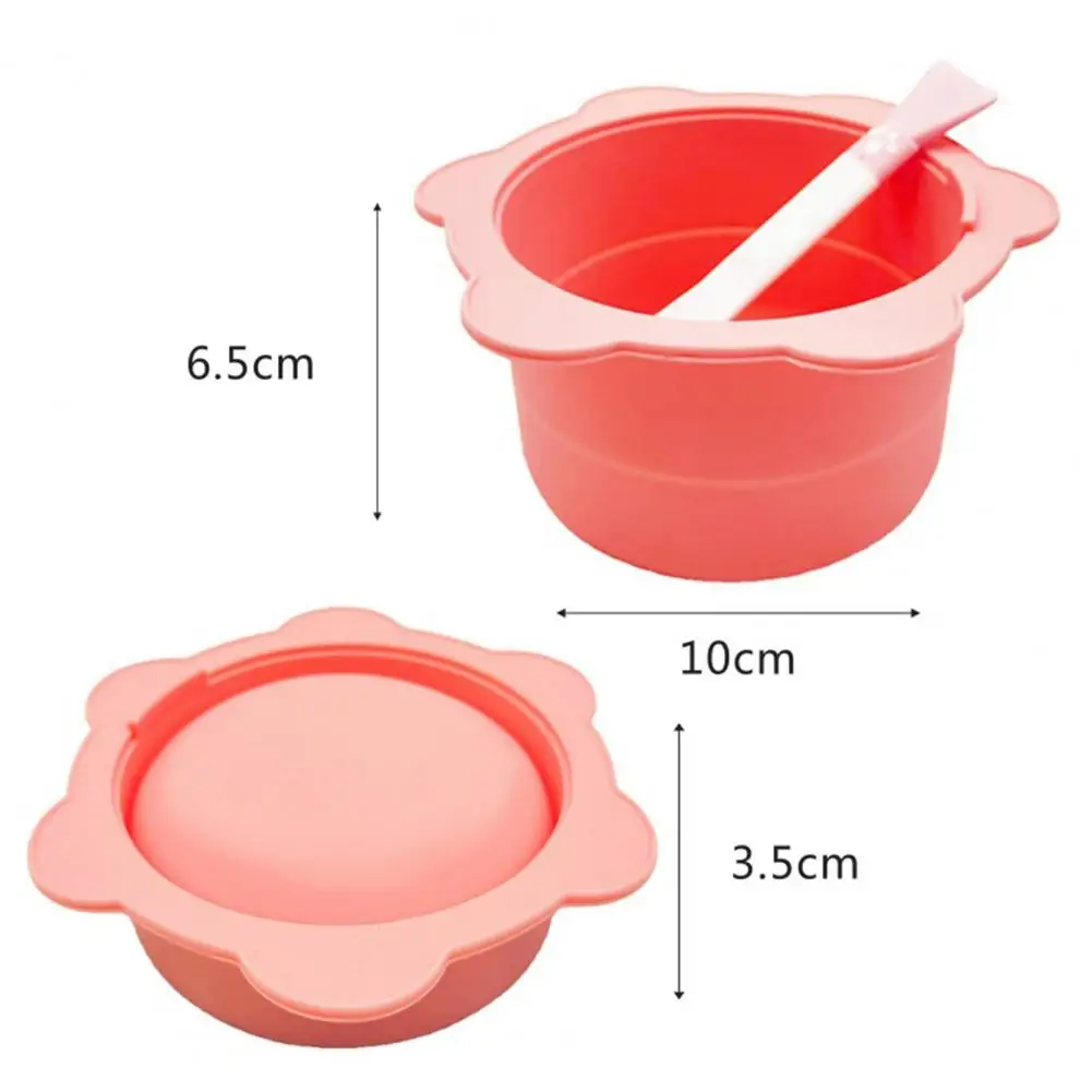 Wax Warmer Thickening Heat-resistant Silicone Bowls Hair Removal Wax Replacement Pot Bowls Hair Removal Reusable Waxing Pot Bowl