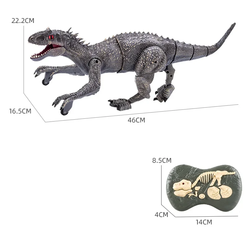 Children Remote Controlled Spray Jurassic Dinosaur 2.4G Sound And light Simulation Walking Electric Intelligent Dinosaur Toy 6