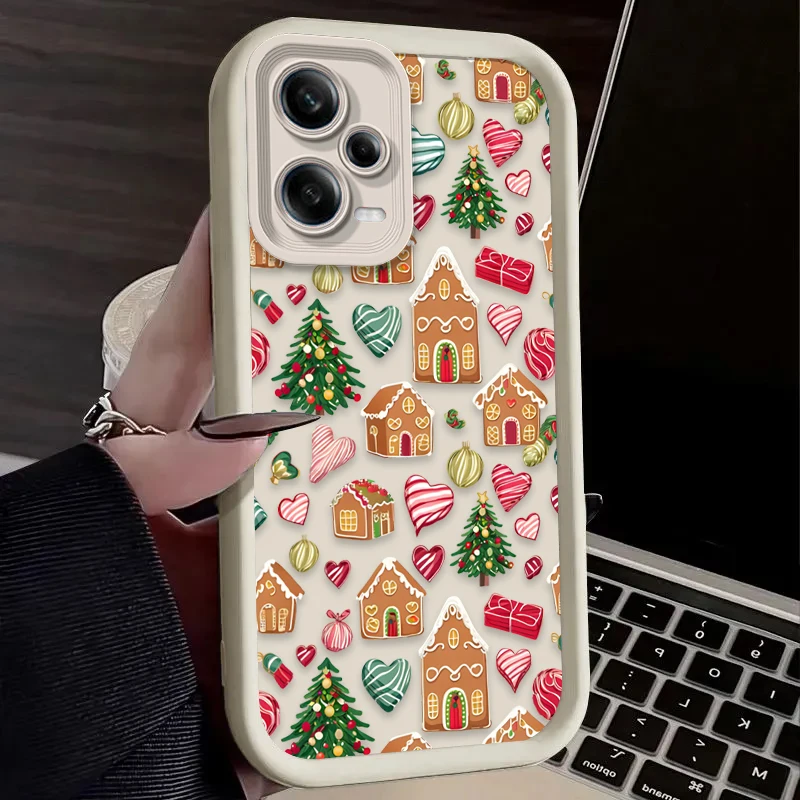 Christmas Cake Lollipop Design Soft Phone Case