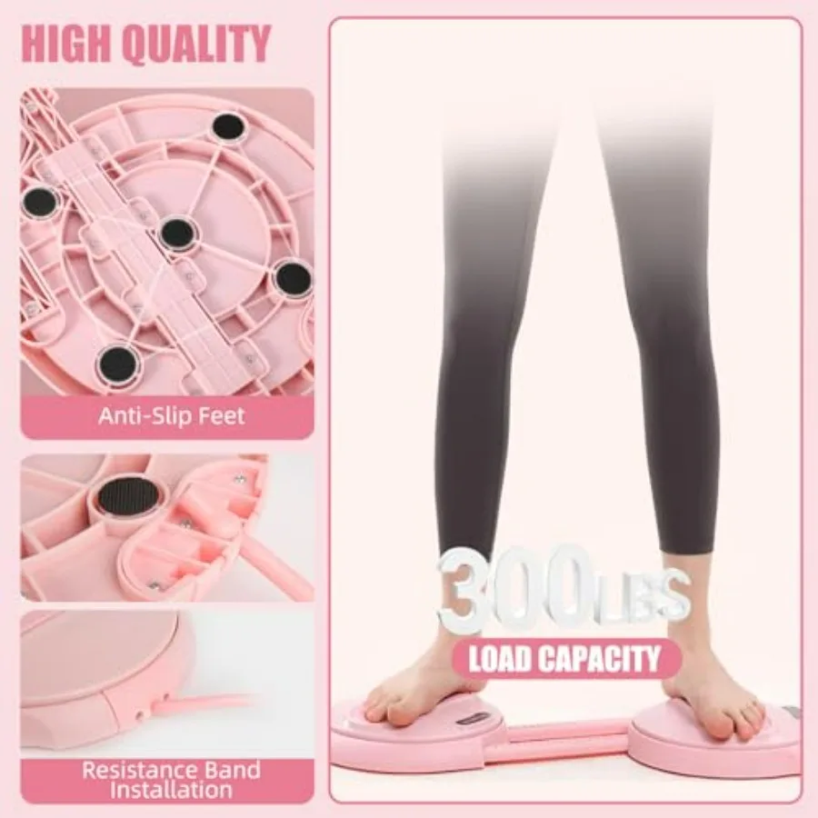 Waist Twisting Machine with Counter, Adjustable Waist Twister Board for Women Belly Fat, Twist Board for Exercise, Ab Twister Bo