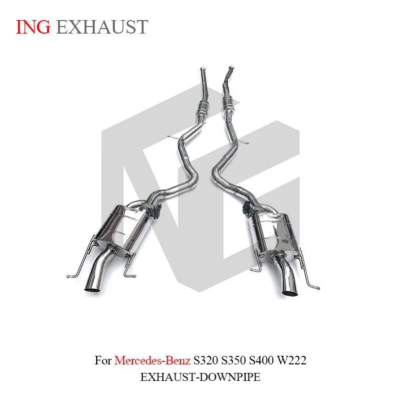 

ING Performance Elect Valve Engine SS304 catback for Mercedes BENZ AMG S320 S350 S400 Race Auto Muffler Exhaust system