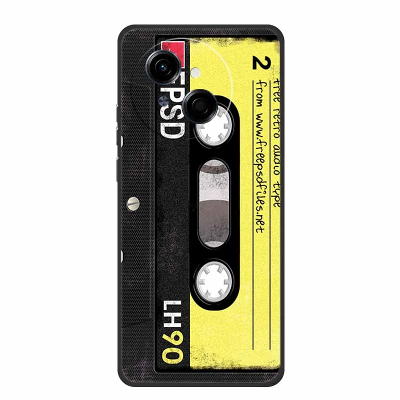 Tecno Spark Go1S Black Silicone Soft TPU Back Cover Case