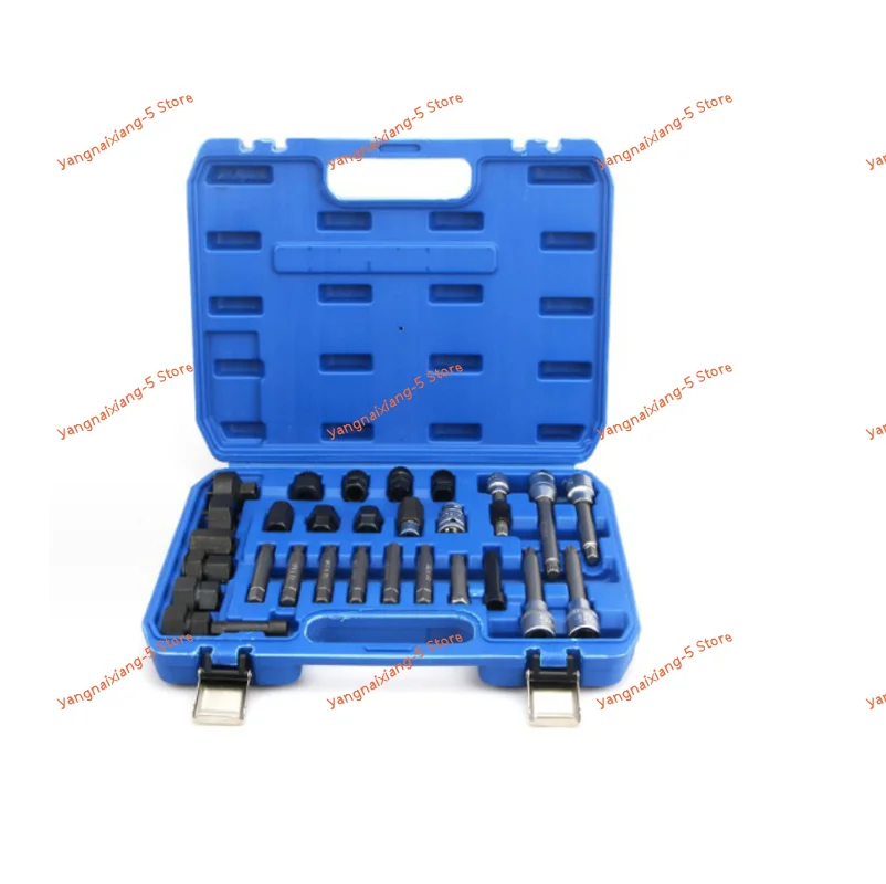 30PCS/Set Alternator Pulley Tool Generator Disassembly Tool Kit fit for Mercedes Benz BMW Volkswagen Audi