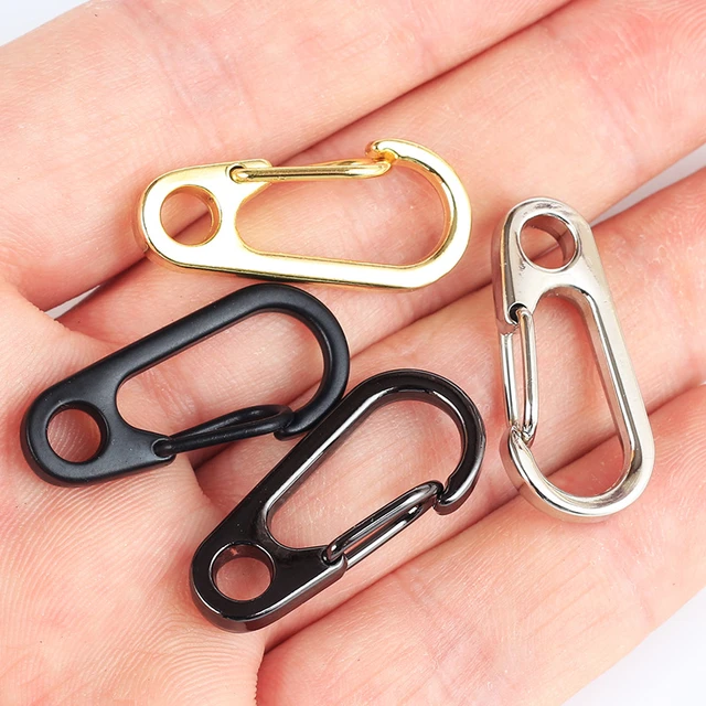 5pcs Mini Carabiners Outdoor Camping Mountaineering Buckle Alloy Spring  Snap Hook Keychain Fishing Climbing Tool Carabiner Clips - AliExpress