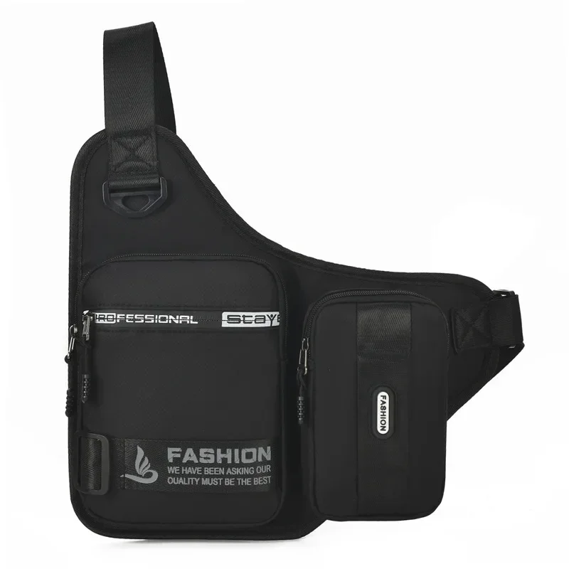 

Fashion Two-piece Chest Bag Men's 2023 New Outdoor Sports Shoulder Bag Multi-functional Travel Storag Waist Packs Coin Purse