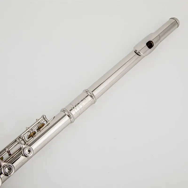 Top Japan Flute 212 272 Professional Cupronickel C Key 16 Hole Flute Silver Plated Musical Instruments With Case and Accessories