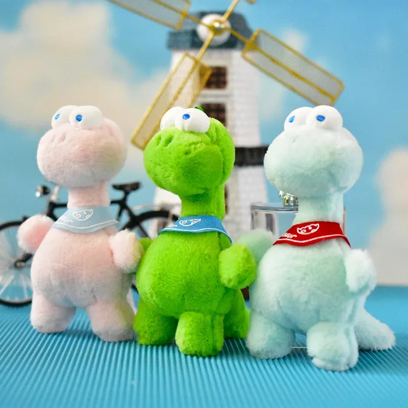 

Плюшевые животные, милый динозавр, плюшевый кулон, большой глаз, сумка динозавра, украшение, кавайный изысканный подарок на день рождения для друга