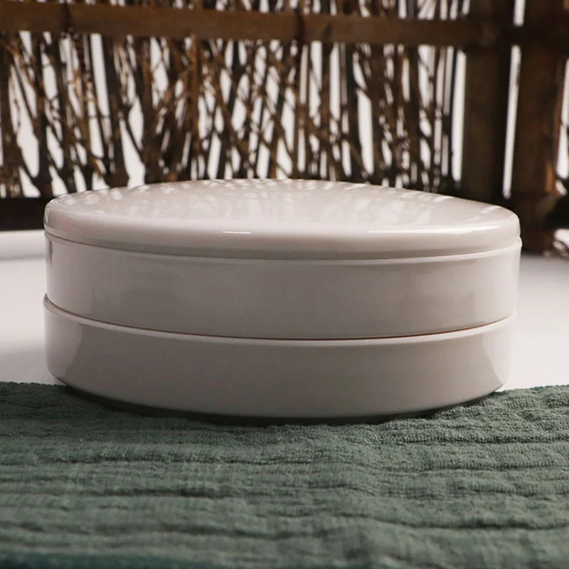 Round Imitation Ceramic Palette Color Mixing Tray For Watercolor Gouache Acrylic Painting paint tray color palette watercolor palette