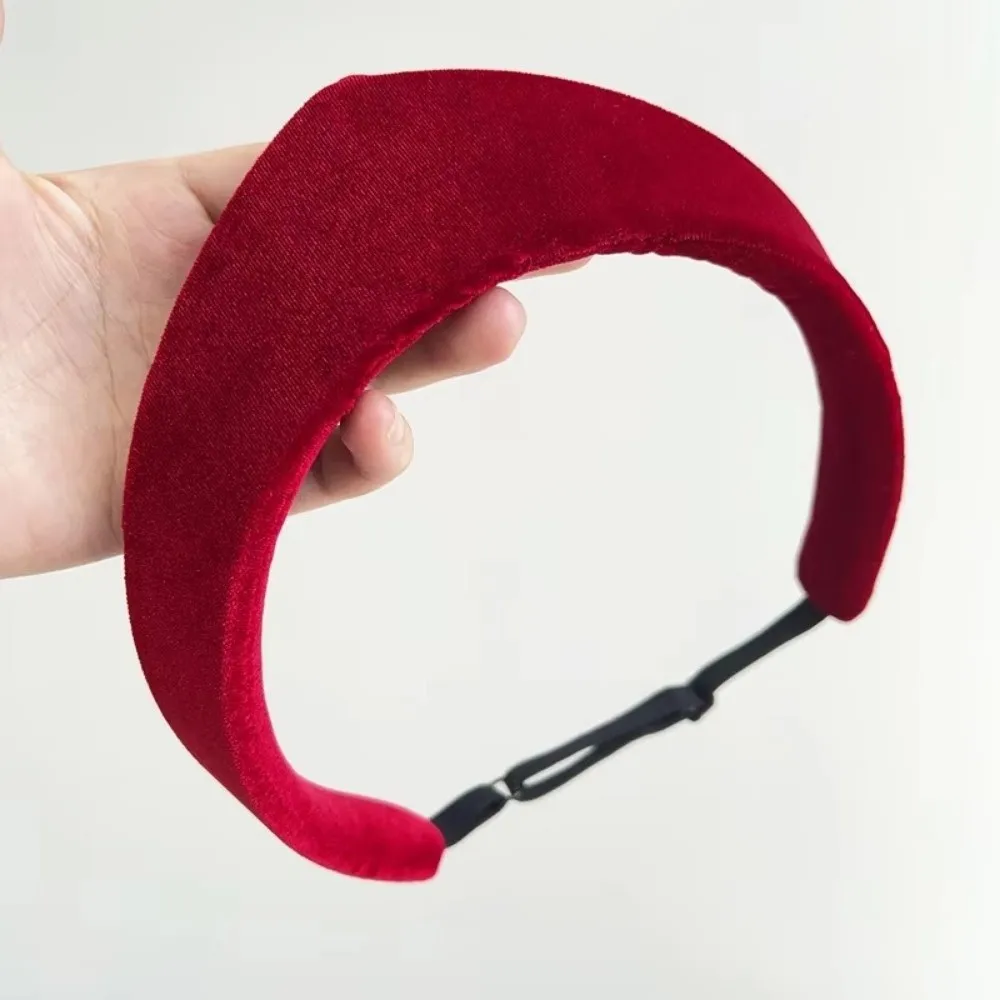 Neue Samt Frauen Stirnband Glatte Europäische und Amerikanische Haarnadel Stirnband Haar Hoop Dame Kopfbedeckungen – Detail 11