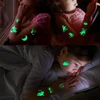 5 Sheets Luminous Tattoo Stickers Temporary Colorful Animal Dinosaur Tattoo Cute Tattoo Stickers Children's Body Tatto 2