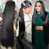 Brazilian 30 40 Inch Raw Virgin Unprocessed 100% Human Hair Extensions Bone Straight  3 4 Bundles Double Weft Bulk Braiding Hair 6