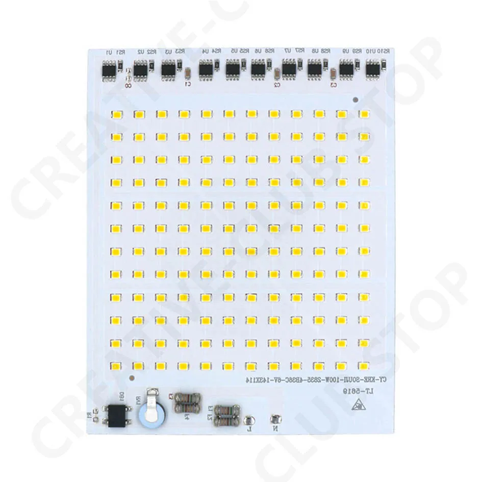 Description Picture 6 of itemSmart IC LED Chip 10W 20W 30W 50W 100W 3500K Lamp Beads High Power LED Light Board 220V 2835 SMD LED Lamp For Indoor Outdoor DIY