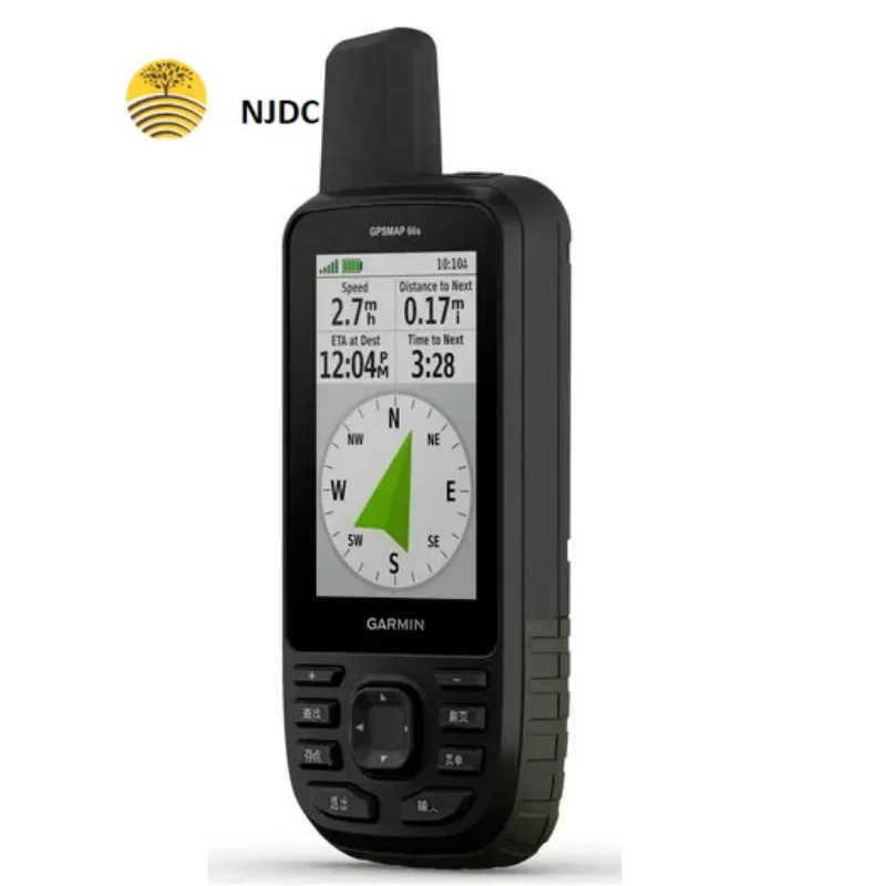 Garmin Jiaming Outdoor GPS Handset, Obter 32G Cartão Mapa e Suporte on-Board, Bateria Recarregável, 66S