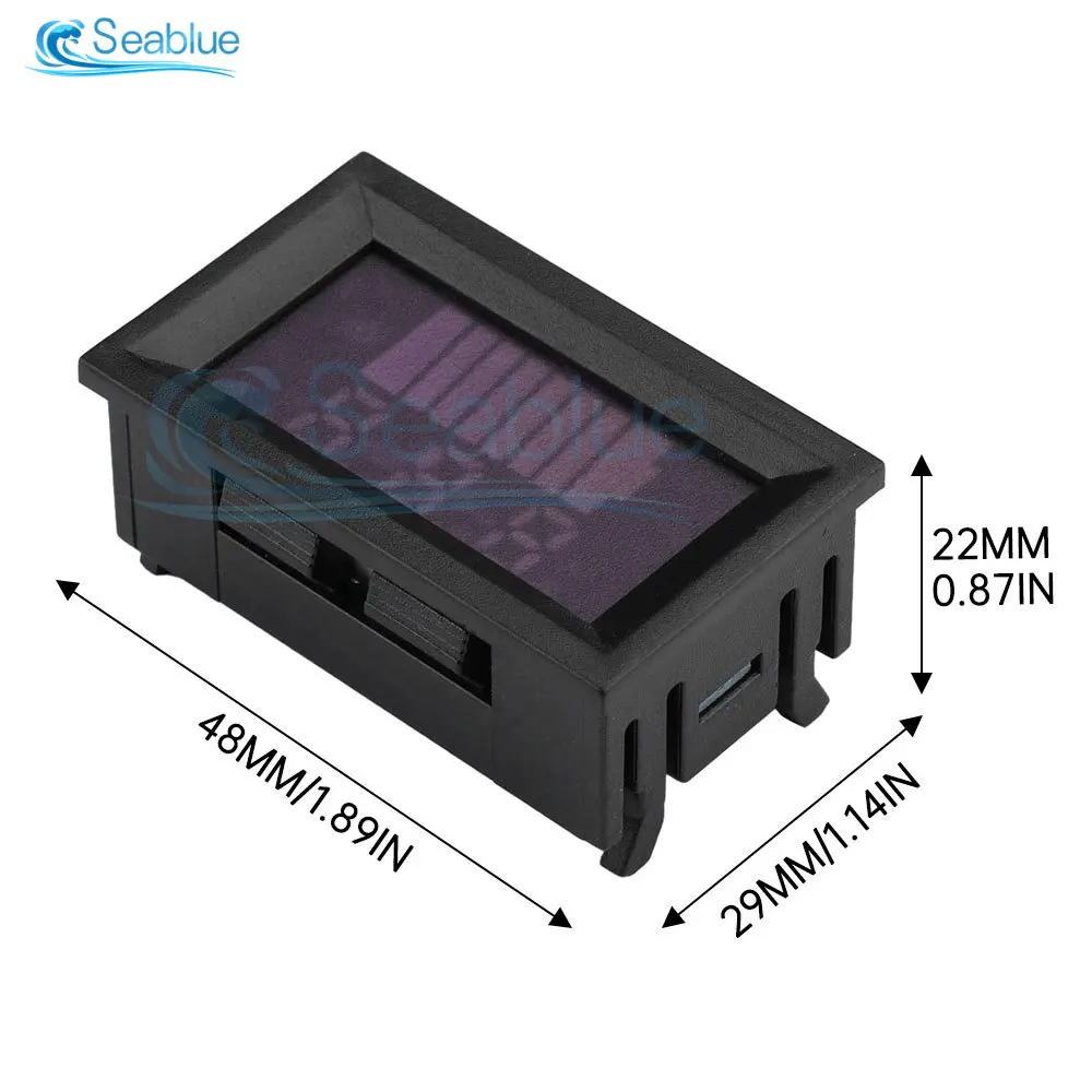 Car Battery Charge Level Indicator 6V 12V 24V 36V 48V 60V 72V Lithium Battery Capacity Meter Tester Display LED Tester 3
