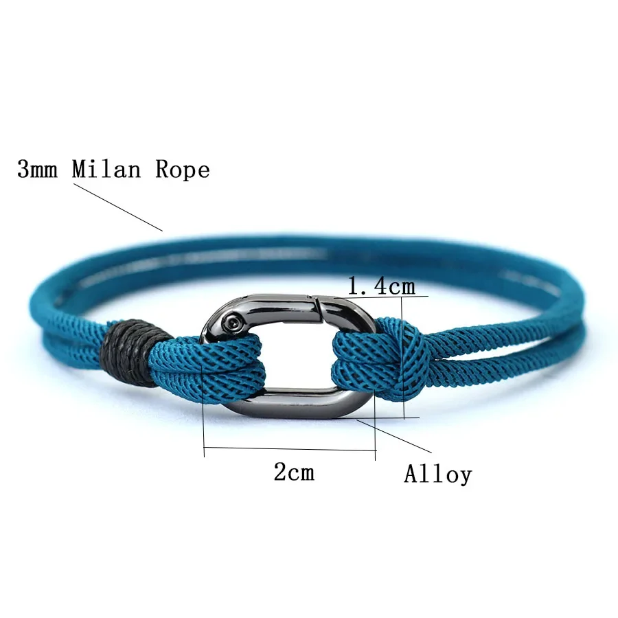 Noter Thin Thread Bracelet For Men Handmade Braided String Charm Braslet Outdoor Survival Braclet Stylish Knot Nautical Pulsera - Image 4