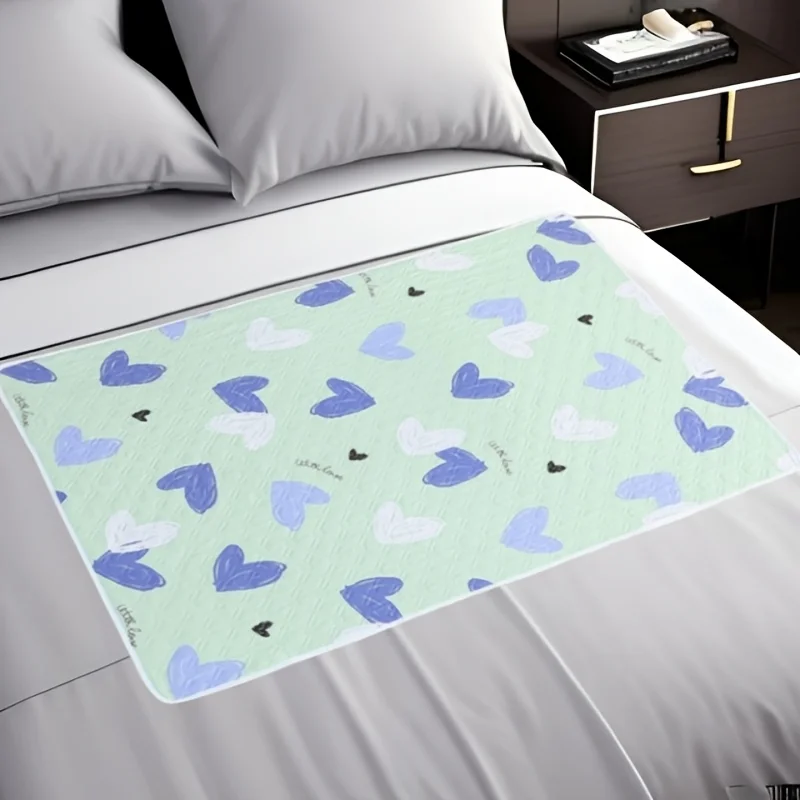 Washable and Reusable Absorbent Waterproof Anti Slip and Urine Isolation Pads Women's Menstrual Protection Pads Thick Care