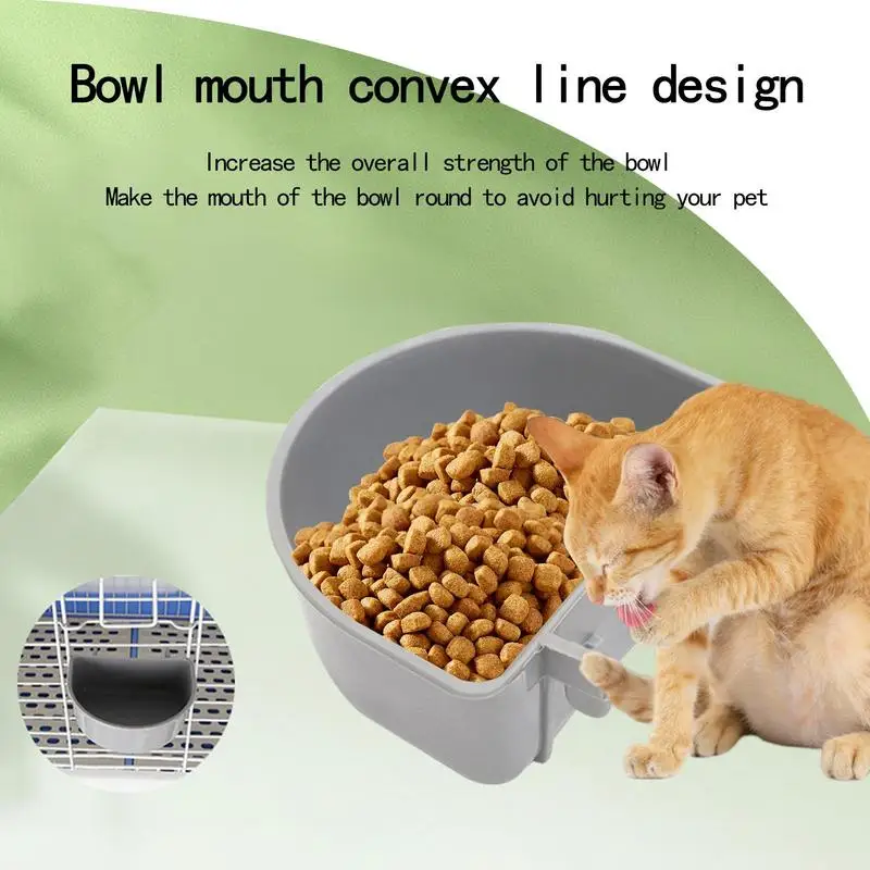 Gabbia Per Gatti Ciotole Per Alimenti Ciotola Per Gatti Impermeabile Ciotola Per Cuccioli Per Gabbia Resistente Allo Sporco Ciotole Per Canile Appese 