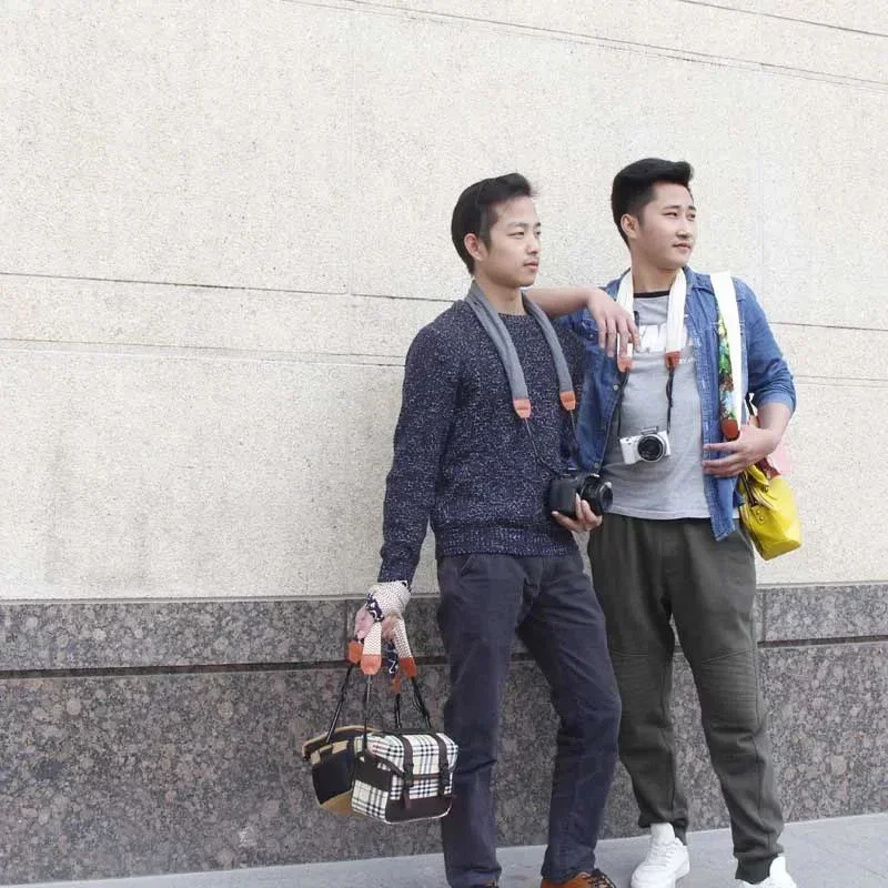 카메라 스카프 스트랩 조정 가능한 목 부드러운 어깨 여성 교정기, 니콘 캐논 EOS 5D 90D 6D 후지 DSLR용 패션 확장 로프