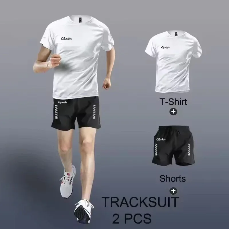 Sports Suit Men's Fishing Gamakatsu Sets Breathable Underwear Tights Sportswear Yoga Gym Fitness Tracksuit Clothes