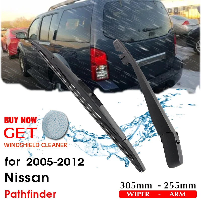 Фото BROSHOO задние щетки стеклоочистителя для Nissan Pathfinder хэтчбек (2005-2012)305 мм, авто Стайлинг лобового стекла №1