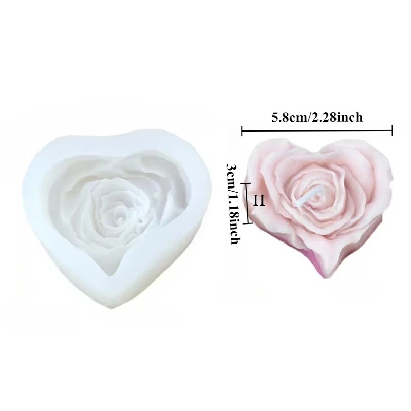 Large Peony Silicone Mold for Creative DIY Candle and Soap Making