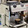 Electric Coffee Machine Luxury Double Boiler Semi-automatic Espresso Machine with Beans Grinder for Household and Hotel 1
