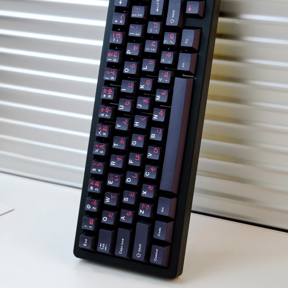 129 chaves gmk wob preto vermelho japonês