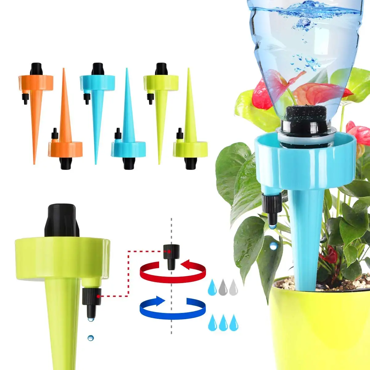 

Thickening Auto Drip Irrigation Watering System Dripper Spike Kits For Garden Household Plant Flower Automatic Watering Tools