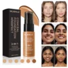 Concealer Matte Foundation BB Cream Oil Control Pre-Makeup Primer Natural Waterproof and Long-lasting Makeup Foundation Makeup 1