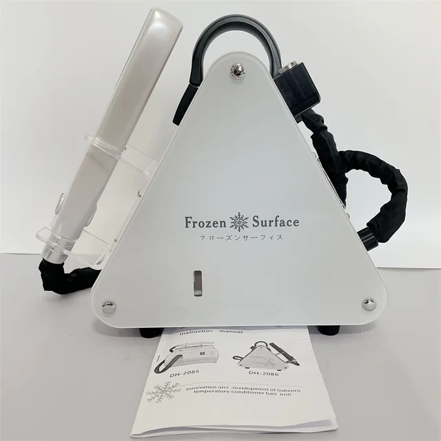 Appareil de soin des cheveux lissant, cryothérapie à froid, fer à lisser, réparation des cheveux par le froid, traitement par la cryothérapie, appareil de traitement au froid 1