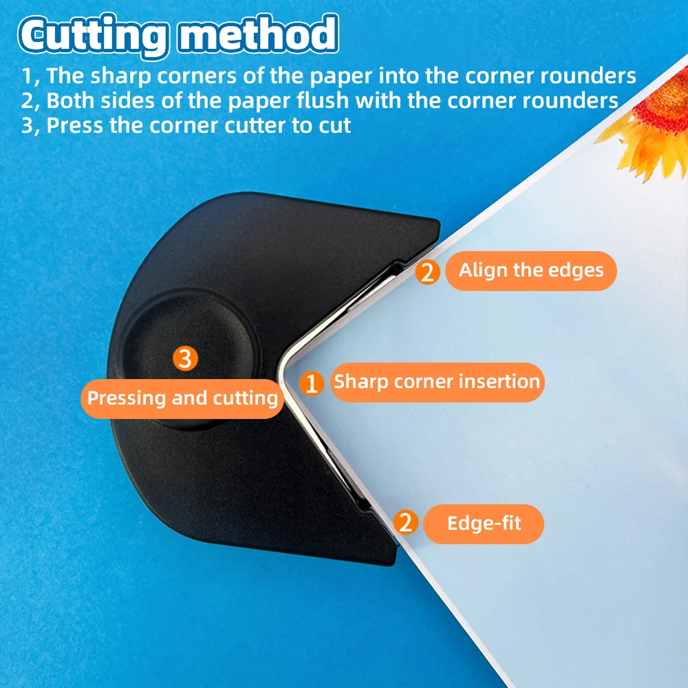 Paper Edge Cutter Rounded Corner Punch Mini Round Paper Trimmer Cutter  Portable Corner Punch Paper Cutting Rounding Paper Cutter - AliExpress