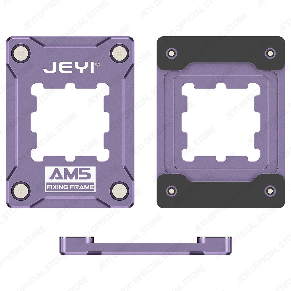 CPU Anti-Bending Socket Frame Aluminum AMD Bending Corrector Fixing Holder JEYI AM5 7950X 7900X 7700X 6000X Anti-Warping