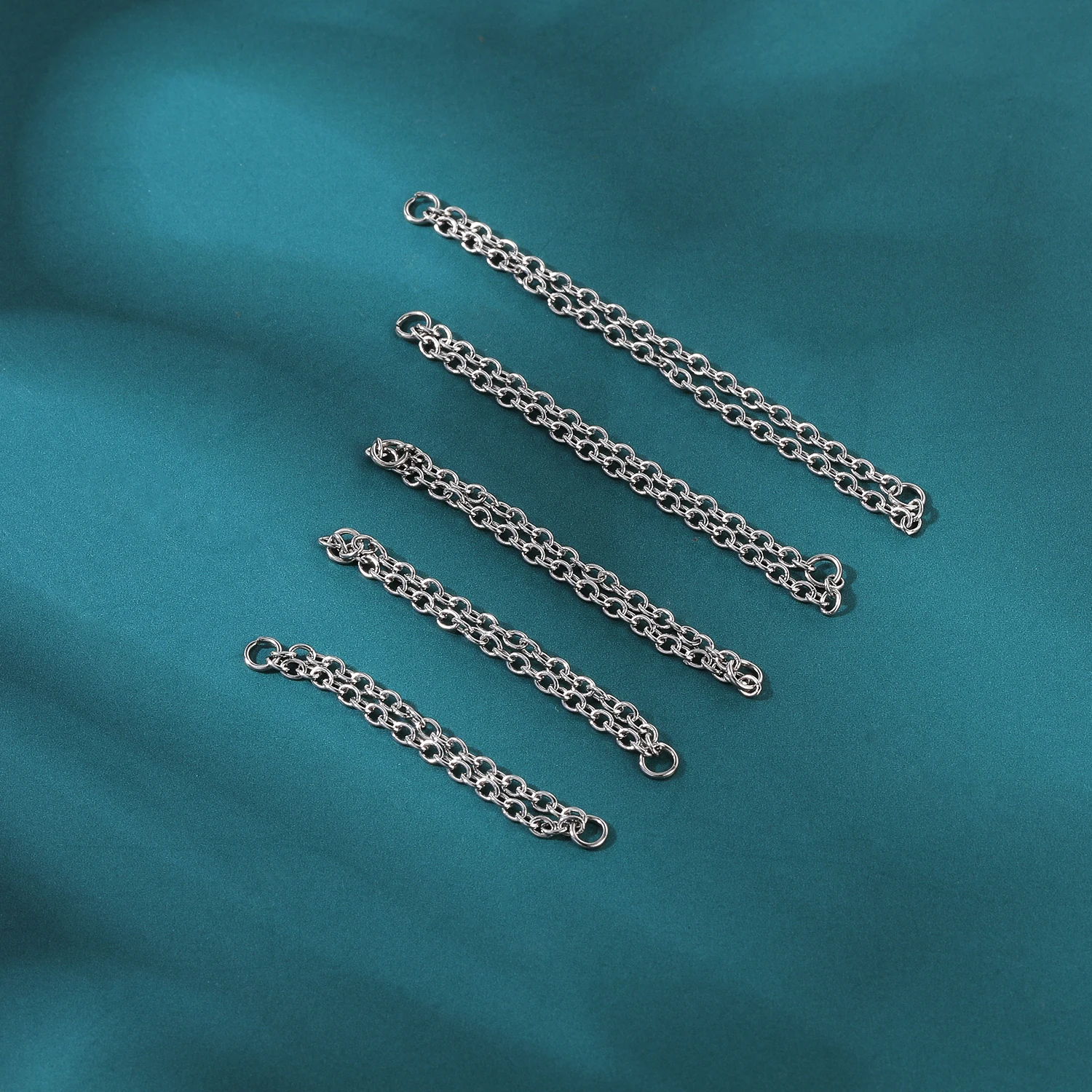 AOEDEJ 9PC 16G Chain Piercing Jewelry Helix Conch Cartilage Piercings Gold Plated Earring Tassel Jewelry Earring Decorate Chains 5