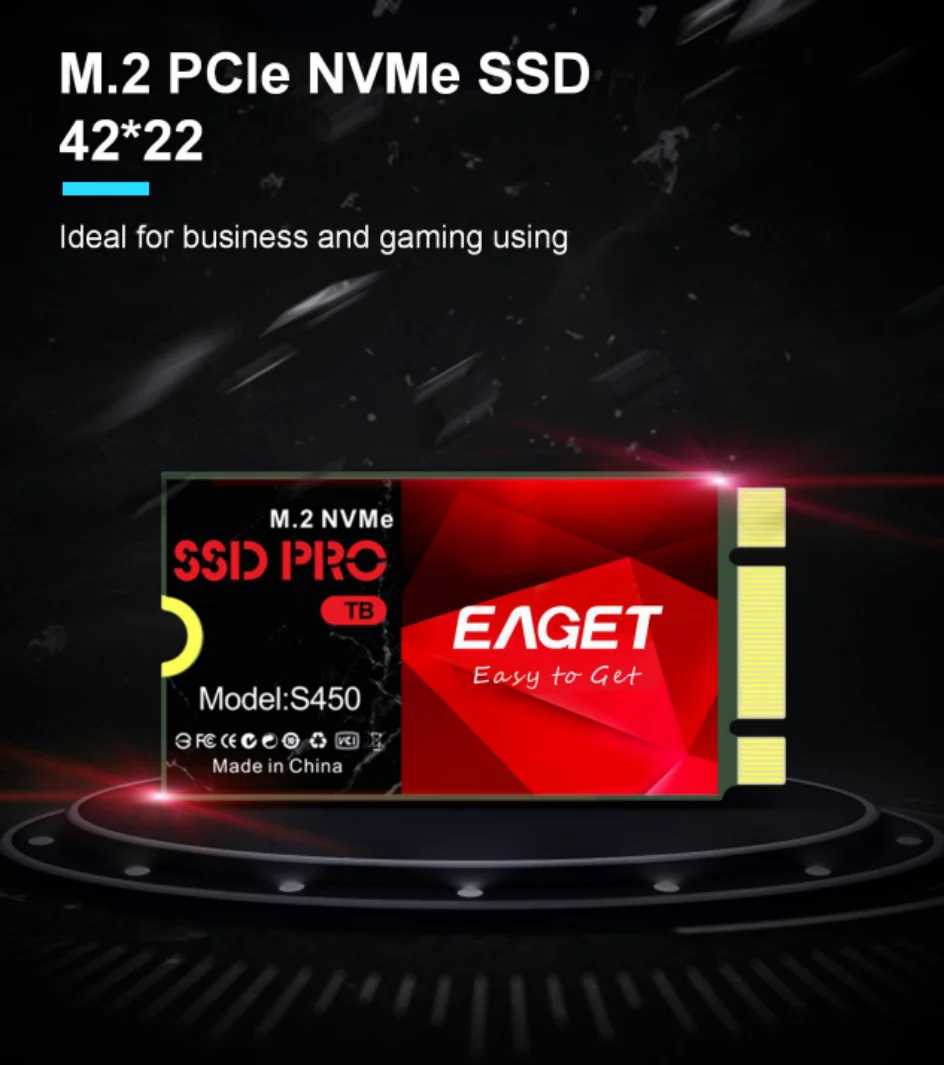 Eaget-内蔵ソリッドステートドライブ,ssd,nvme,m2,ssd,1