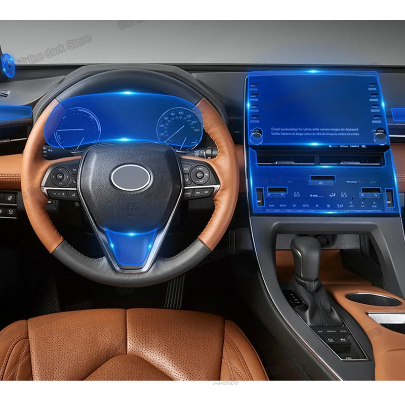 

transparent TPU Car GPS navigation screen gear Anti-scratch Film Protective Sticker for Toyota Avalon 2019 2020 2021 2022