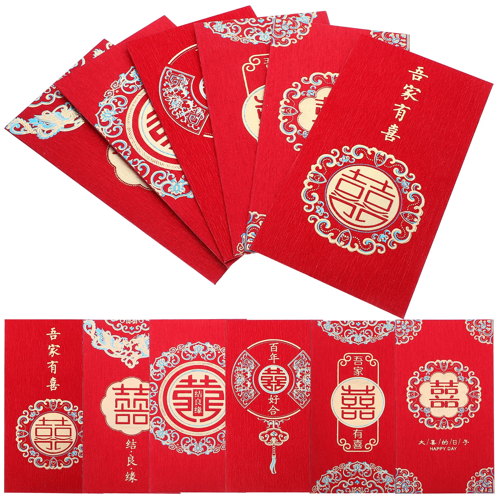 

Red Envelope Money Pocket Traditional Chinese Wedding Packets Accessory Flag element tennis racket shock absorber