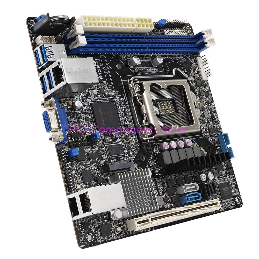 P12R-I For Asus E-2300 LGA 1200 Mini ITX Workstation Motherboard