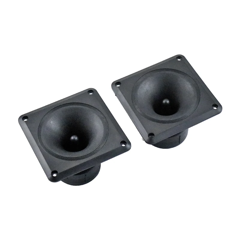 4 inch 110*110mm Square Horn Tweeter Stage Speaker Piezoelectric Ceramic High Power Speaker accessories 2.2k-27khz 2PCS tweeter treble audio speakers speaker repair parts